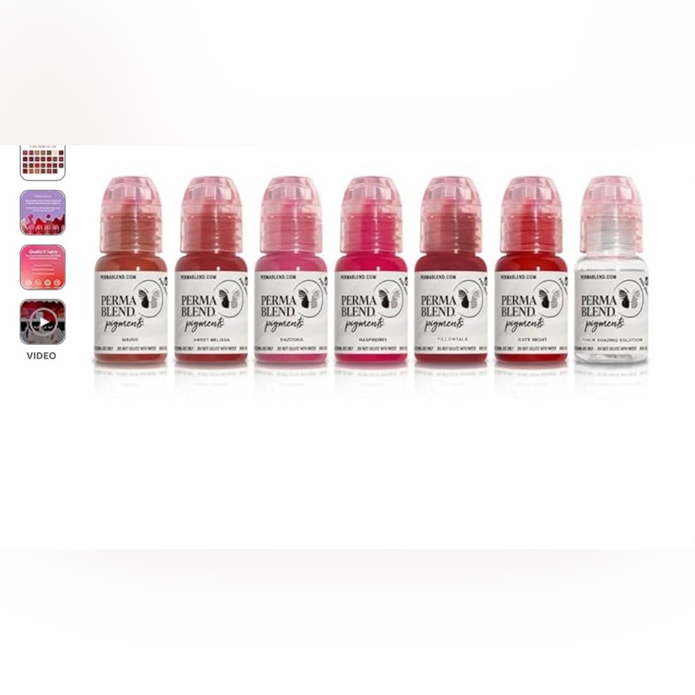 Perma Blend Sultry Lip Set - Tattoo Ink
Set for Permanent Makeup -
